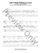 Can't Help Falling in Love Guitar and Fretted sheet music cover